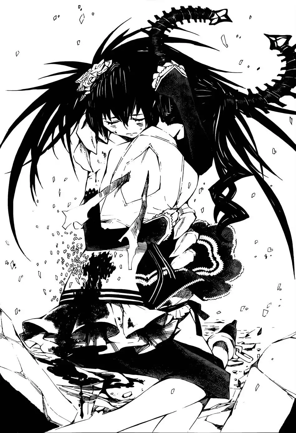 Black rock shooter манга на русском фото 9